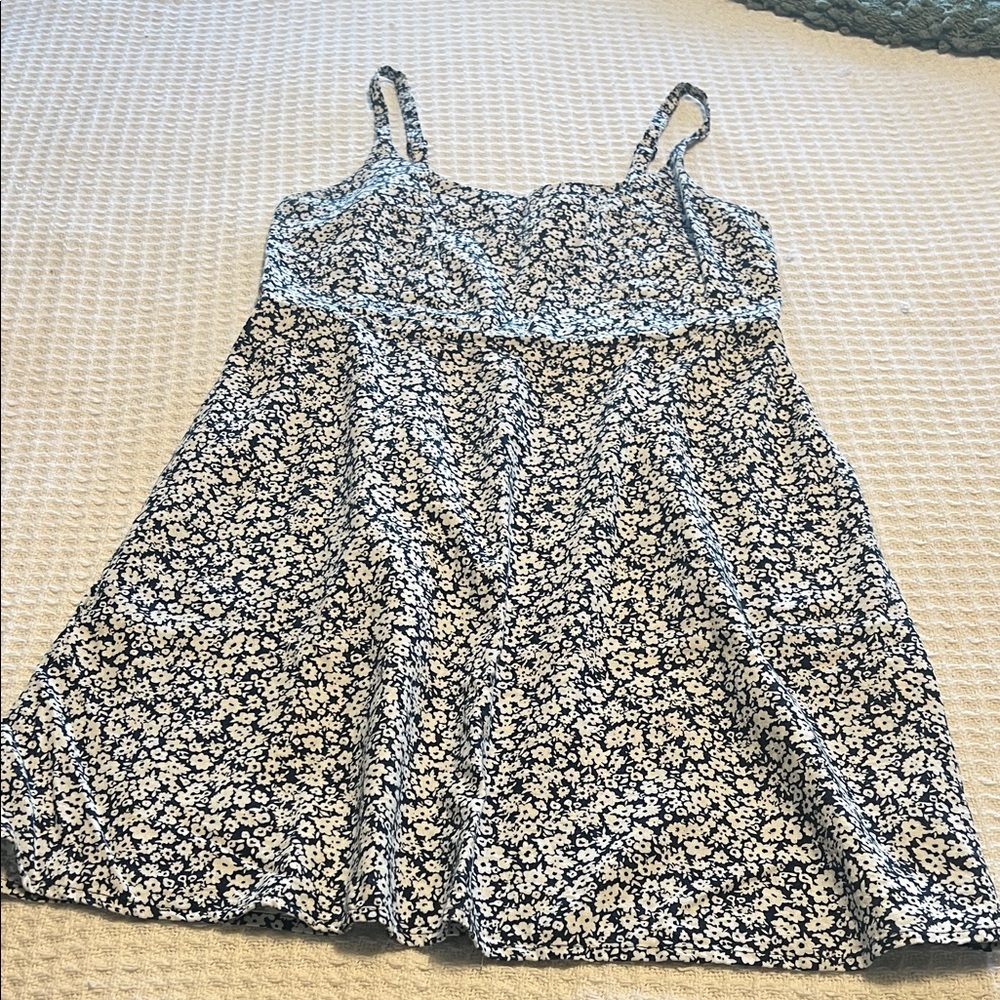 Floral Spaghetti-Strap Dress